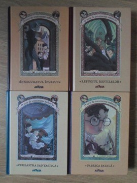 O SERIE DE EVENIMENTE NEFERICITE VOL.1-4-LEMONY SNICKET, ILUSTRATII DE BRETT HELQUIST-234972 foto