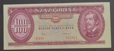 Ungaria, 100 Forint 1984. foto