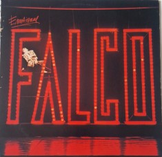 Falco &lrm;&ndash; Emotional NM / VG vinil, LP, disc muzica synth pop, pop rock _ Sire, Canada, 1986