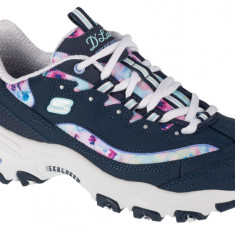 Pantofi pentru adidași Skechers D'Lites-Blooming Fields 149794-NVMT albastru marin