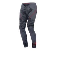 Pantaloni termici Adrenaline Glacier, negru/gri, marime XL