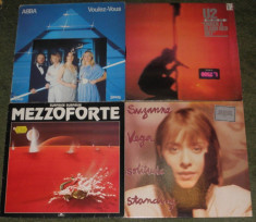 vinyl/vinil Abba ,Suzanne Vega 40 lei,Mezzoforte ?25 lei foto