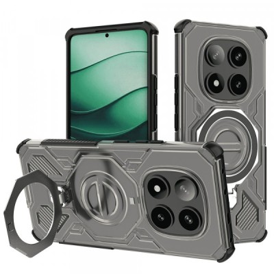 Husa pentru Xiaomi Poco X7 / Redmi Note 14 Pro 5G, Techsuit, Carbon Shield Pro, Neagra Deschisa foto