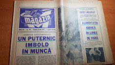 ziarul magazin 31 iulie 1971-art. si foto despre cheile bicazului ,ilie nastase foto