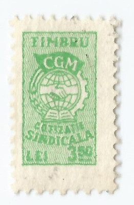 *Romania, lot 839 cu 1 timbru fiscal de cotizatie, 1952, MNH foto