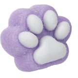 Jucarie interactiva squishy, flippy, model cat paw, revenire lenta, din tpr, +3 ani, 7.5 cm, textura puf, mov