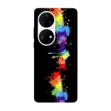 Husa compatibila cu Huawei Nova Y70 model Splash, Silicon, TPU, Viceversa, Transparent, Carcasa