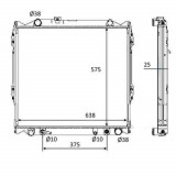 Radiator racire Toyota Land Cruiser 90 (Fj90), 1996-2002, Motorizare 3, 0 Td 92/120kw Diesel, tip climatizare Automat, dimensiune 638x575x27mm, Cu li