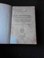 LES PROPHETIES A TRAVERS LES SIECLES - HENRY JAMES FORMAN (CARTE IN LIMBA FRANCEZA) foto