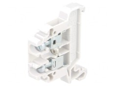Conector &Icirc;mbinare Șine Gri 6,4mm 2 Borne 0,5-4mm2