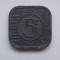 5 CENTS 1943 OLANDA