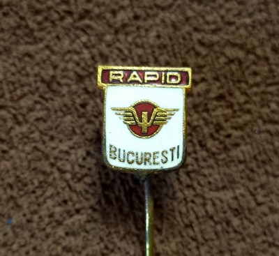 Insigna fotbal - RAPID BUCURESTI (varianta 2) foto