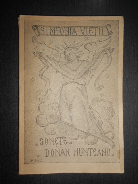 Donar Munteanu - Simfonia vietii. Sonete (1946, prima editie, cu autograf)