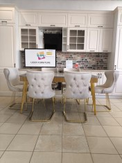 Set vega2 masa + 6 scaune foto