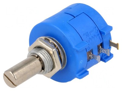 Potentiometru Axial Multitura 10k&amp;Omega; 2W 6,35mm Linear foto