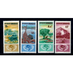 Rwanda 1965 - ONU, colaborarea, serie neuzata