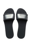 Havaianas slapi 4147238-0074P YOU femei, culoarea gri, cu toc plat 4147238.0074
