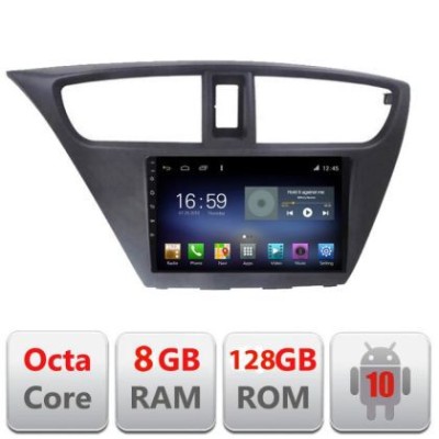 Navigatie Honda Civic 2012-2016 F-CIVIC Octa Core cu Android Radio Bluetooth Internet GPS WIFI DSP 8+128GB 4G CarStore Technology foto