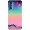 Husa compatibila cu Motorola G20 model Color vibe mountains, Silicon, TPU, Viceversa, Transparent, Carcasa