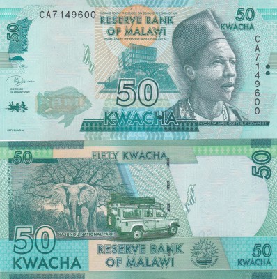 Malawi 50 Kwacha 01.01.2020 UNC foto