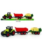 Tractor cu Remorcă și Presă de Balotat 59 Cm