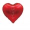 Balon folie rosu inima satin Love 45 cm