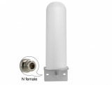 Antena LTE (Lora) N jack 4 - 6 dBi 22 cm omnidirectionala fixa exterior, Delock 12571