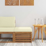 vidaXL Taburet pentru exterior Lemn Solid de Acacia natural 900485