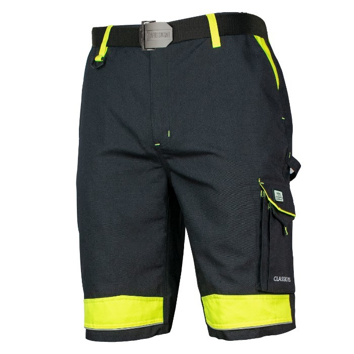 Pantaloni scurti Classic-vis cu elemente reflectorizante
