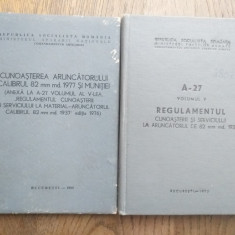 ARUNCATORUL CALIBRUL 82mm, lot doua carti tehnica