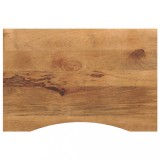 vidaXL Blat birou cu decupaj curbat 100x50x2,5cm lemn masiv mango brut