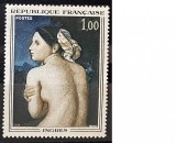 PC120 - Franta 1967 Pictura/ Ingres, serie MNH, 1v, Nestampilat