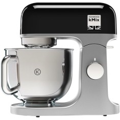 Robot de bucatarie Kmix KMX750BK, 1000W, 6 viteze, bol otel inoxidabil 5L, accesoriu aluat, tel, capac anti-stropire, Negru