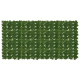vidaXL Ecran de balcon cu frunze Verde 200 x 100 cm 42040657