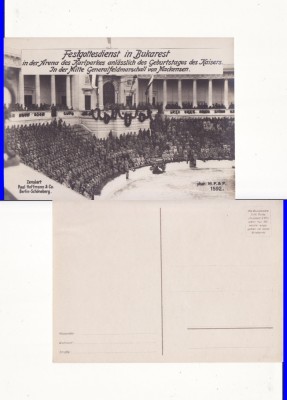 Tipuri-militara,WWI,WK1- Bucuresti, Arenele Romane, Mackensen foto