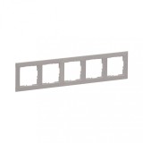 Rama ornament 5 posturi Legrand Suno sampanie 721595