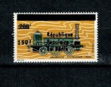 Benin 1988 - Locomotive, supratipar pe Dahomey, neuzat