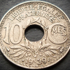 Moneda istorica 10 CENTIMES - FRANTA, anul 1939 * cod 1783