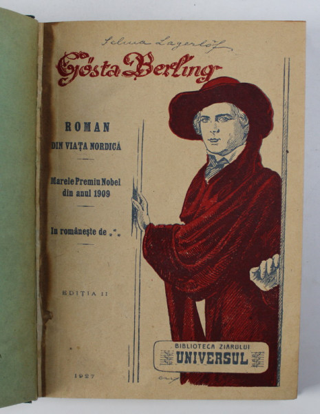 COSTA BERLING de SELMA LAGERLOF , 1927