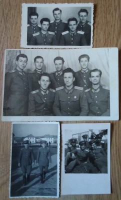 4 foto Ofițeri R. P. R. - promoția 1953 foto