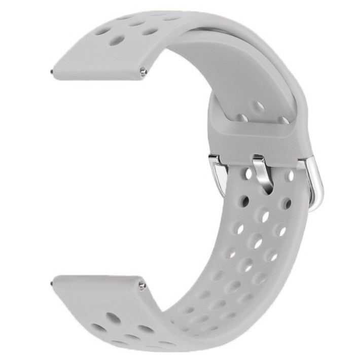 Curea silicon, compatibila Amazfit Active, Telescoape QR, Gri