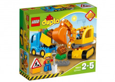 Camion si excavator pe senile LEGO DUPLO (10812) foto