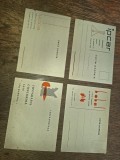 LOT 11 PROBE , CARTI POSTALE ROMANESTI, RECLAME