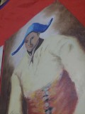 2 TABLOURI VECHI FARA Rama,picturi vechi pe carton,o pictura semnata,pretul prezentat este pentru un tablou/pictura, Portrete, Ulei, Altul