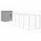 Cusca de caine &amp; tarc gri deschis 165x863x181cm otel galvanizat
