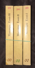 Montaigne Essais 3 volume Gallimard 1973 ed. critica completa foto