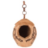 Căsuță Păsări Cocos Naturală, Bird House, Agățat, Decor Gradina, Eco-Friendly, Filipine, 15cm