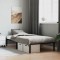 vidaXL Cadru pat metalic, negru, 100x200 cm 373650
