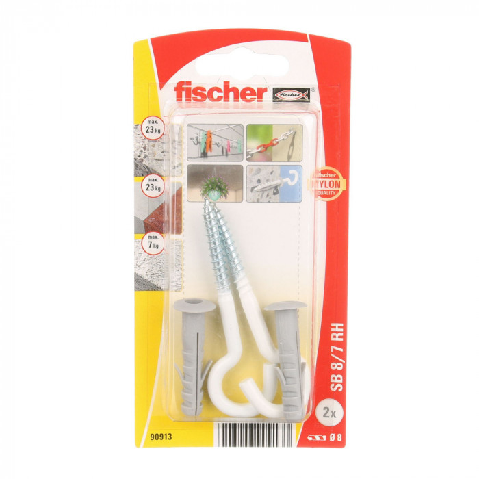 Diblu fischer nylon cu carlig SB 8/7 K NV, set 2 buc