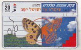 bnk card Cartele telefonice - Israel - fauna - insecte - fluturi